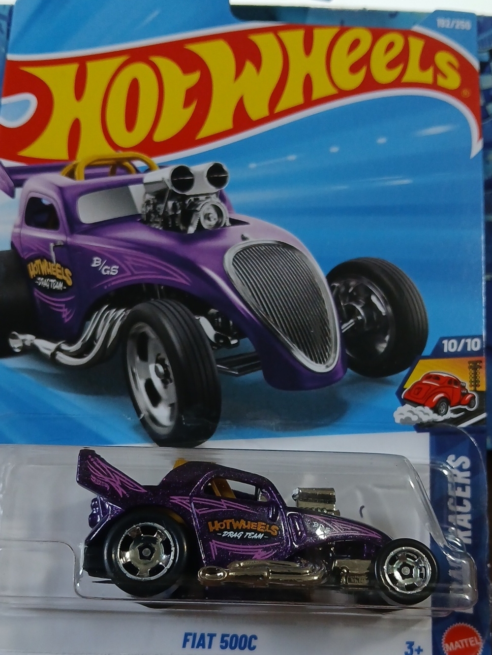 Mattel Hot Wheels Fiat 500C BLOWN Racer